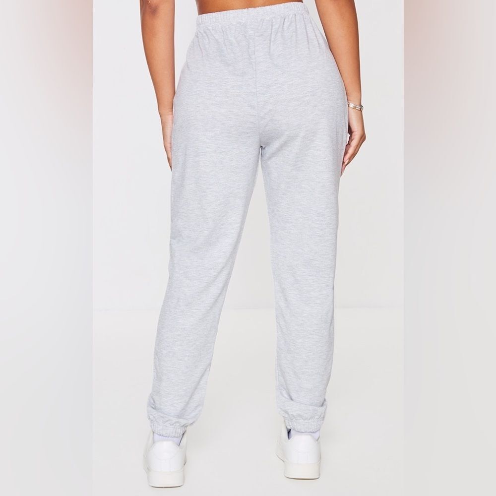 Pretty Little Thing Basic Grey Cuffed Hem Sweatpa… - image 2